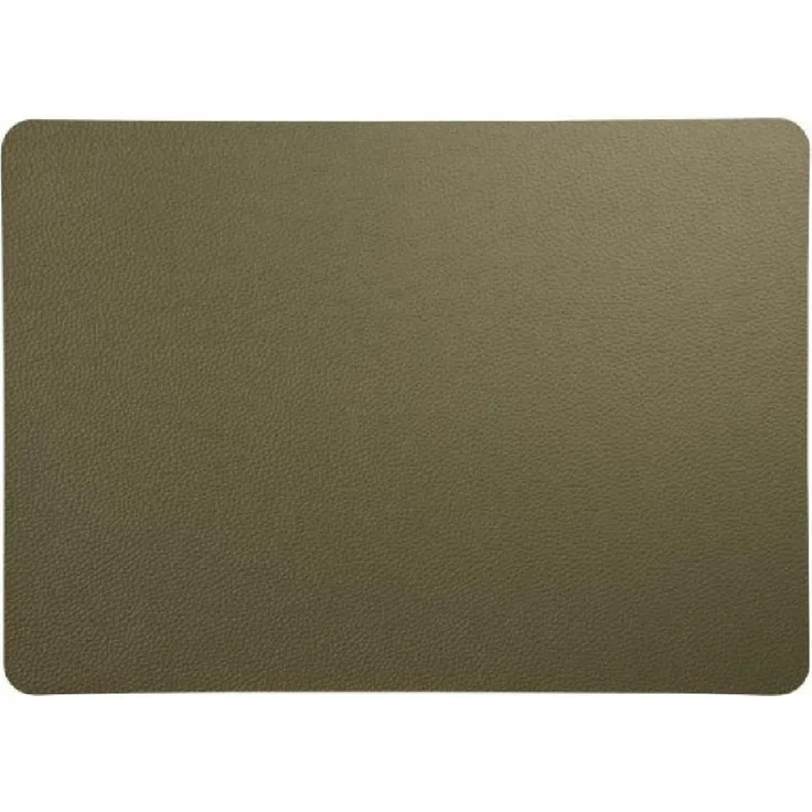 ASA SELECTION Platzset Asa Tischset Lederoptik Rough Olive