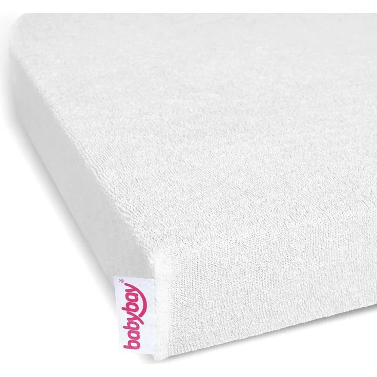 Tobi babybay Frottee Spannbetttuch mit Membran passend für Modell Maxi/Midi/Mini/Boxspring/Comfort/Comfort Plus