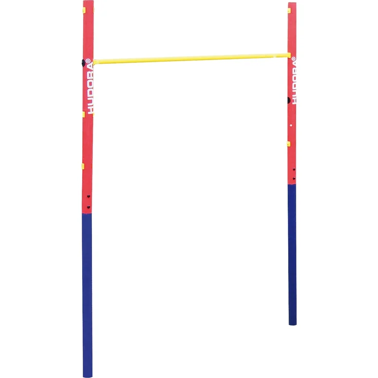 Hudora 64000 'Turn-Reck Fabian', ab 6 Jahren, bis 100 kg belastbar, rot/blau – Bild 1