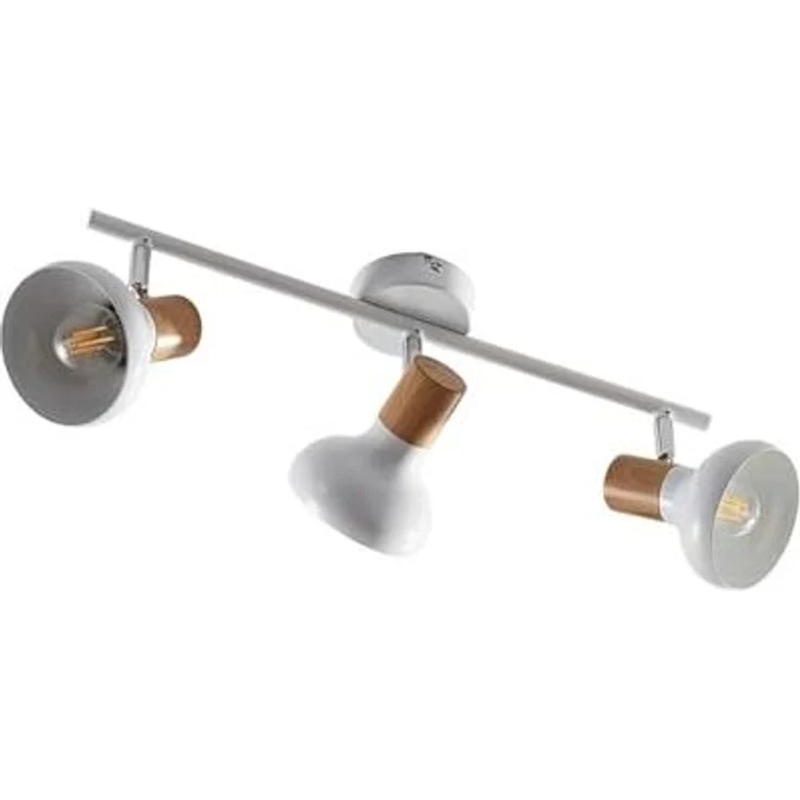 Lindby Deckenstrahler Fridolin, Metall, Weiß IP20, 3 x 40 W – Bild 1