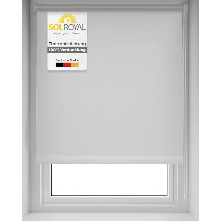 Sol Royal Thermorollo SolReflect T42 für Fenster & Türen Weiß, 160 x 40 x 3.1 cm – Bild 1