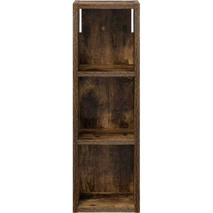 vidaXL Badezimmer-Wandschrank Geräucherte Eiche 20 x 16 x 62,5 cm 889307 – Bild 4