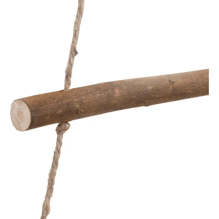 vidaXL Hängende Weihnachtsbäume mit Spitzensternen 2 Stk. 42x90 cm Naturzweig 4101009 – Bild 6