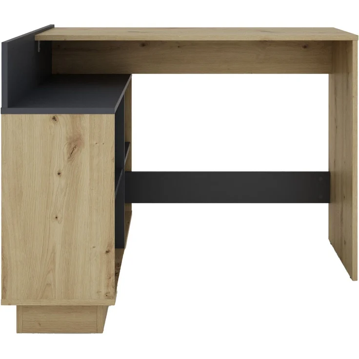 byLIVING Eckschreibtisch Bern, platzsparender Schreibtisch, rechts und links montierbar, 102x80cm. – Bild 3