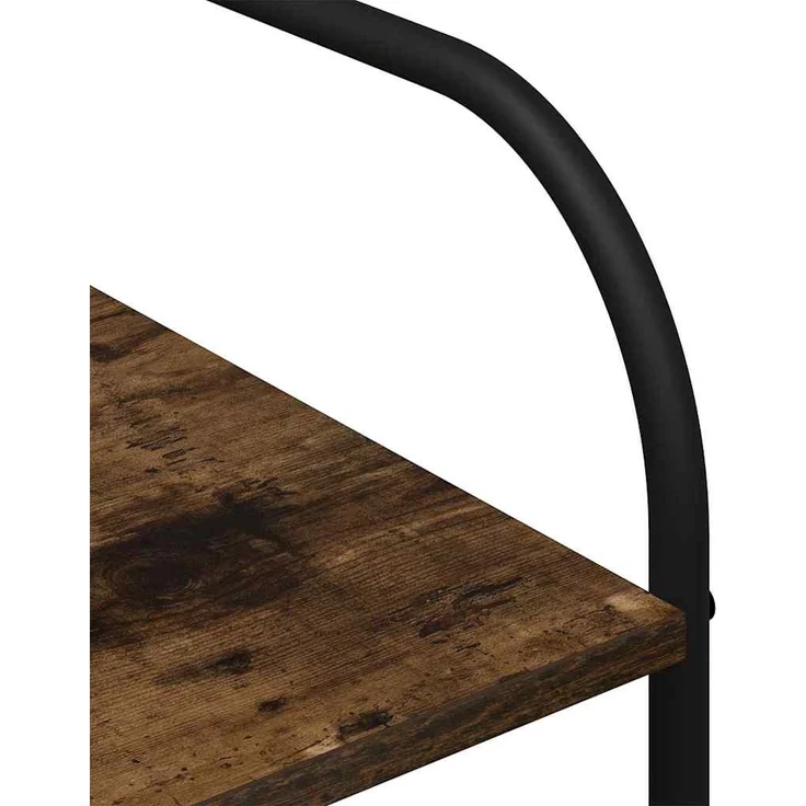 vidaXL Kleiderständer mit Regal Braun Eichen-Optik 120 x 44 x 160 cm 868447 – Bild 8