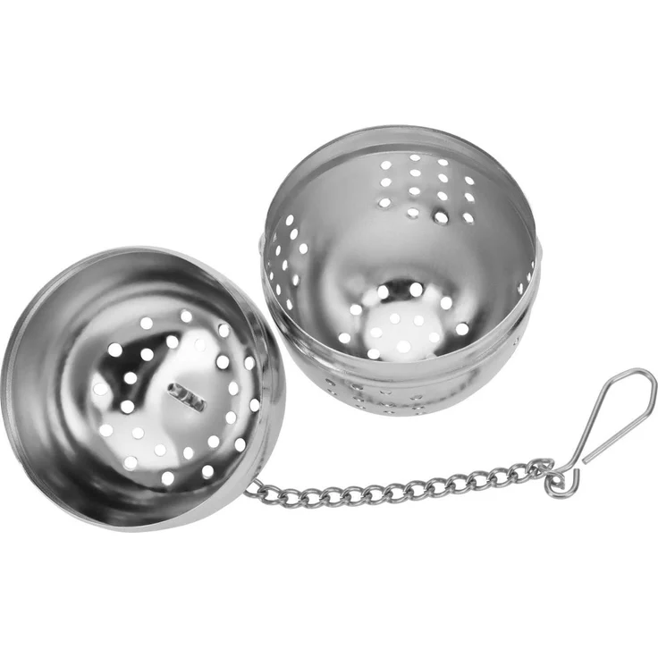 WESTMARK Teesieb Oval, 2 Stück, Ø 4 cm, Teatime, Rostfreier Edelstahl, Silber, Edelstahl – Bild 3