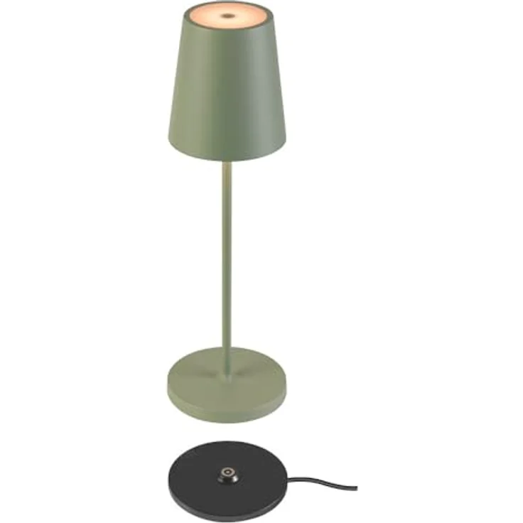 SLV VINOLINA TWO, Tischleuchte, Akku, IP65, 2200/2700/3000K, TOUCH, grün - Ambiente- Tisch- und Standleuchten – Bild 7