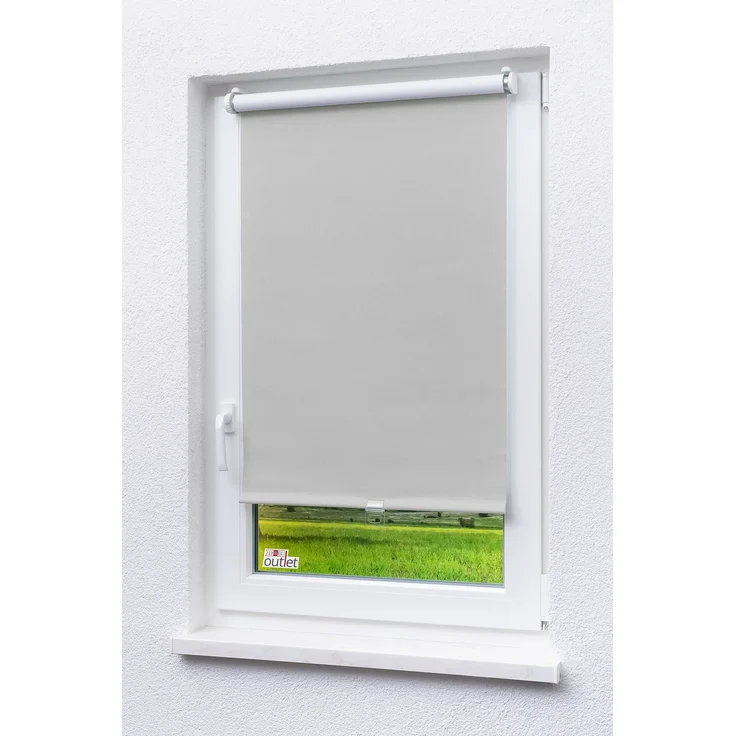 Lysel - Qualitätsspringrollo abdunkelnd (B x H) 153x190 cm in grau – Bild 7
