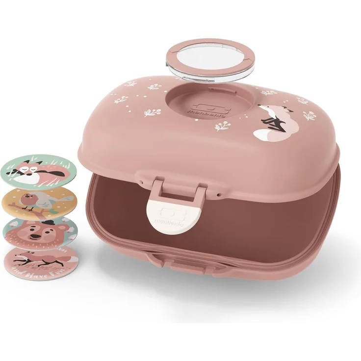 PEUGEOT Snackbox FOX LBH 15x11x7 cm rosa – Bild 4