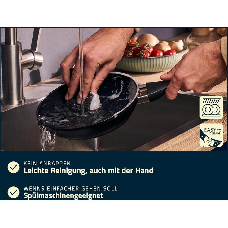 Bratpfanne Henckels by ZWILLING BREEZE CERAMIC LHD 42x5x24 cm schwarz Pfannen-Set Pfanne Pfannenset – Bild 5