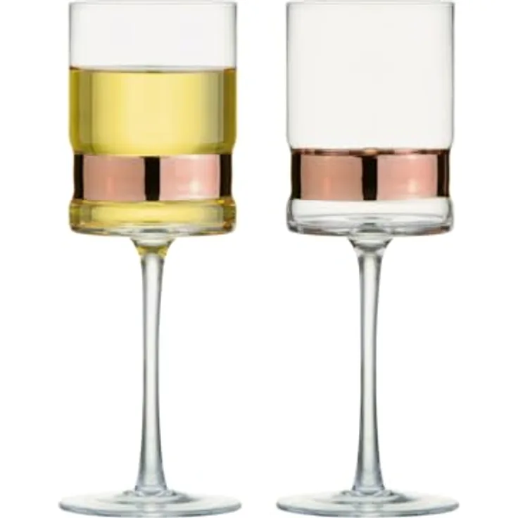 2er Set Mundgeblasen Anton Studio Designs SoHo Weingläser 350ml