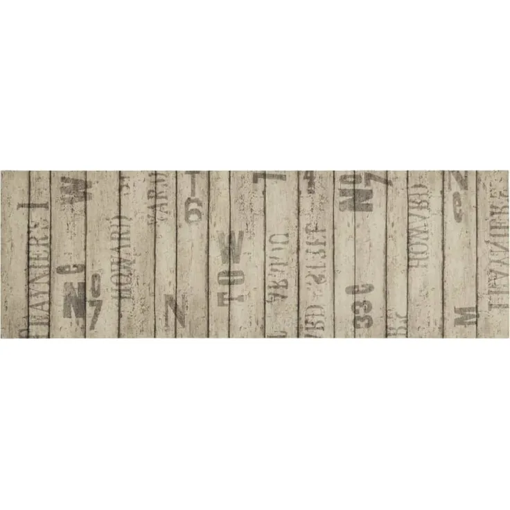 vidaXL Küchenteppich Waschbar Zaun 60x180 cm Samt 4005639