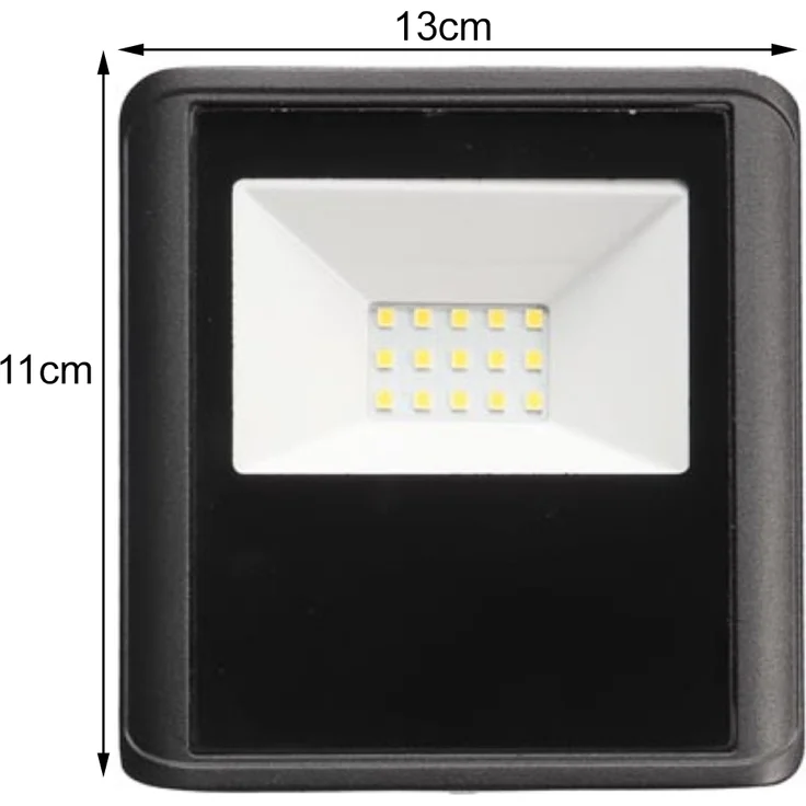 10 Watt LED Strahler SET Montagehalterung & Erdspieß, Neutralweiß, IP65, 11x13cm – Bild 4