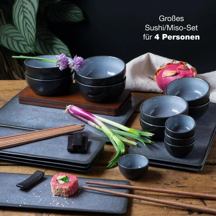 Moritz & Moritz VIDA 29tlg Sushi Set Blau – Bild 2