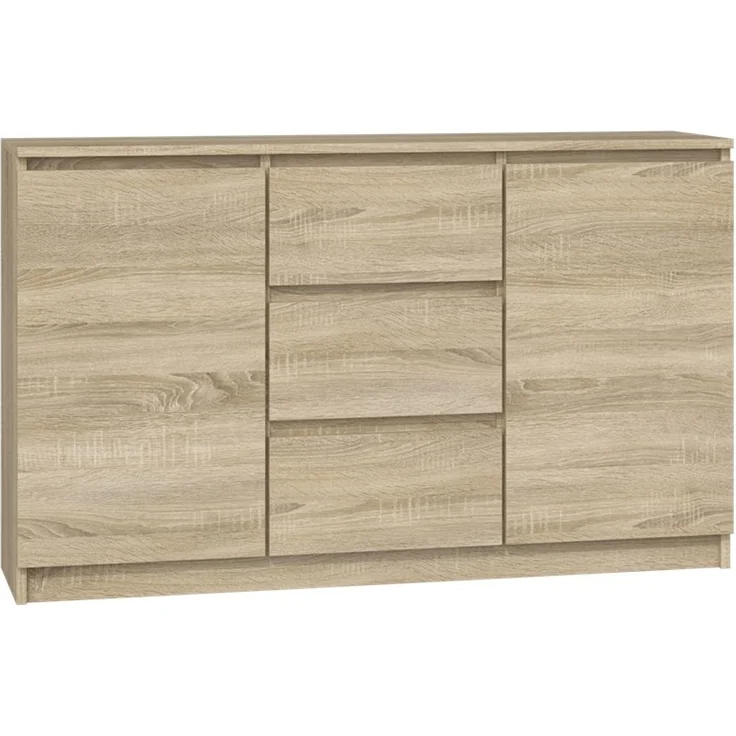 ibonto ECKKOMMODE SONOMA-EICHE 40x120x75cm (H 75 x T 40 x B 120 cm) – Bild 1