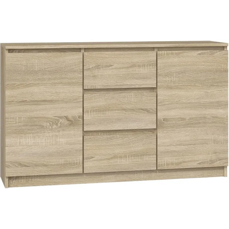 ibonto ECKKOMMODE SONOMA-EICHE 40x120x75cm (H 75 x T 40 x B 120 cm)