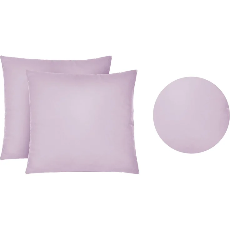 biberna Feinjersey-Kissenbezug, 2-teilig, viola, 40x40 cm – Bild 5