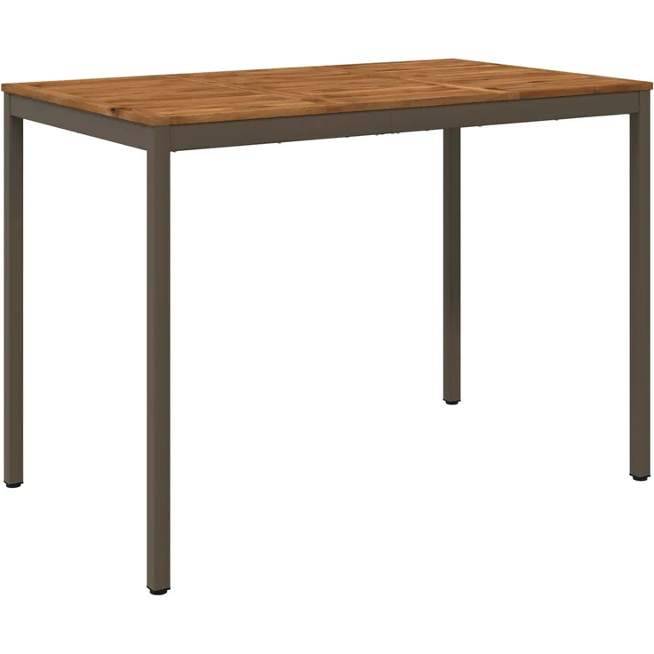 vidaXL Gartenbar-Tisch Natur und Kaffee 147 x 88,5 x 105 cm 901351 – Bild 1
