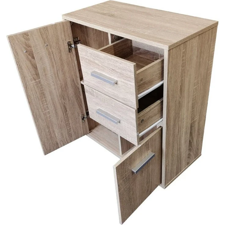 HTI-Line Kommode Kommode Nina mit zwei Schubladen (Stück, 1 St, 1x Kommode Nina), Anrichte Sideboard Schrank – Bild 2