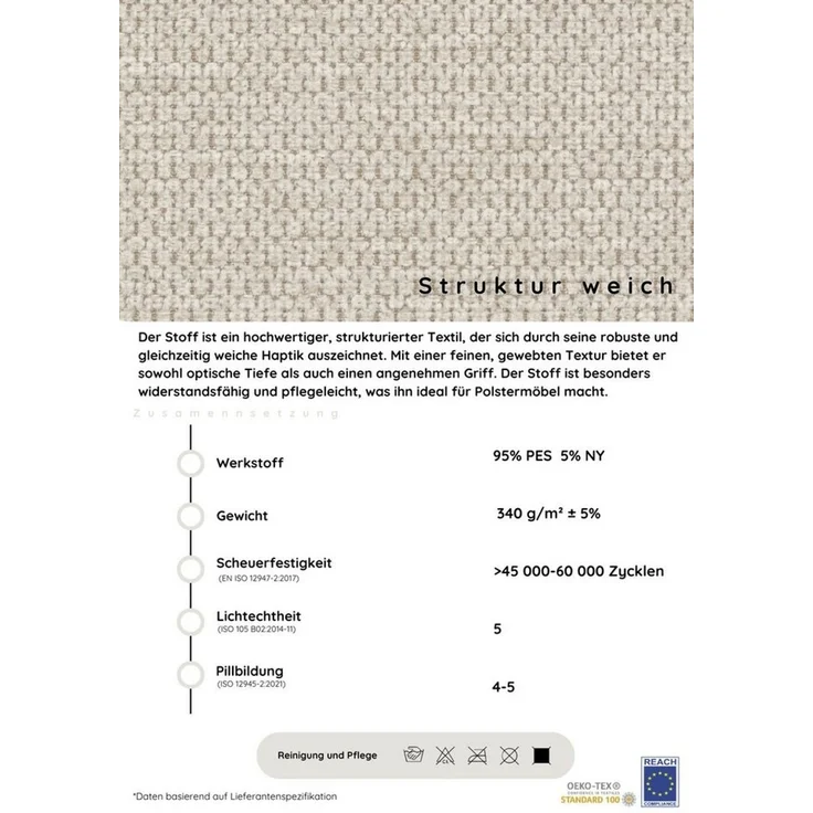 COLLECTION AB Wohnlandschaft Funtastic U-Form, B:288 cm, Schlaffunktion, Bettkasten, auch in Cord, Schlaffunktion, Bonnelfederkern, Rückenkissen, Armteilverstellung – Bild 4