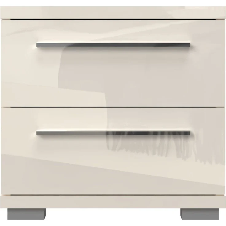 OTTO home Nachtkommode Piano, Nachttisch aus FSC-zertifiziertem Holzwerkstoff, Made in Europe (45/40/43 oder 61cm (B/T/H), ideal passend zum Boxspringbett), UV lackiert, hochglänzend, Soft-Close Funktion, 2 oder 3 Schubladen – Bild 2