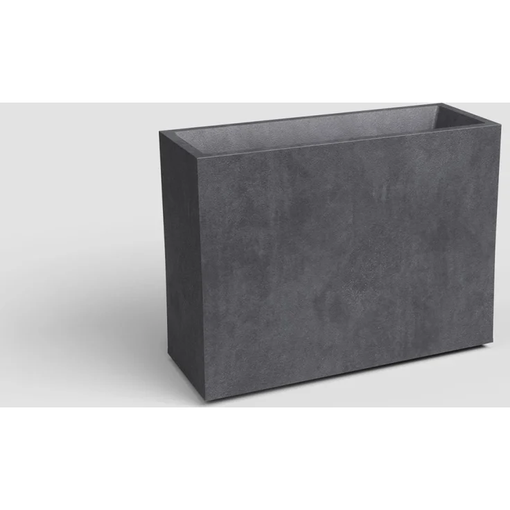 Artevasi 'Sydney' Blumenkasten, 50L, Kunststoff anthrazit, 80x68 cm