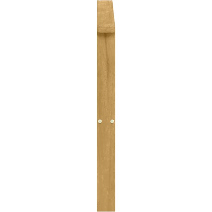 vidaXL Armlehnen Modul 2 stk. Weiß 80 x 6 x 61 cm Massivholz Akazie 901587 – Bild 6