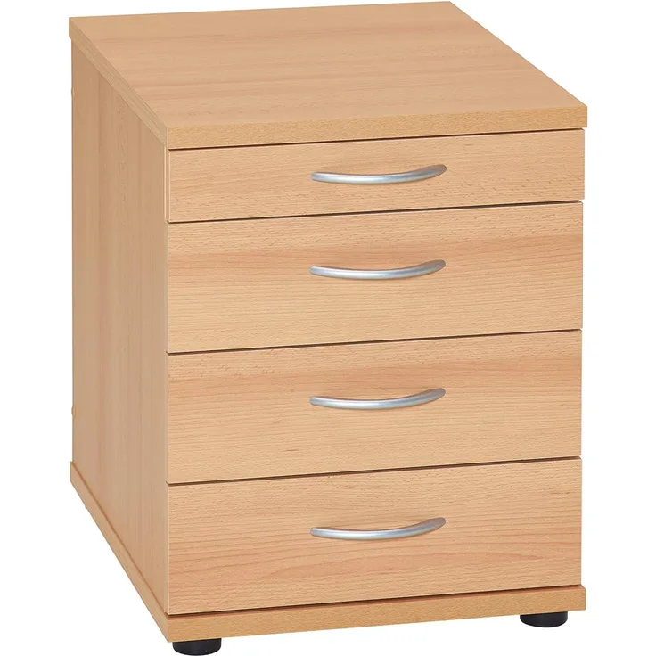 Möbelpartner Manni Bürocontainer, samerbergbuche, ca. 41,6 x 50,0 x 53,4 cm (BxTxH)