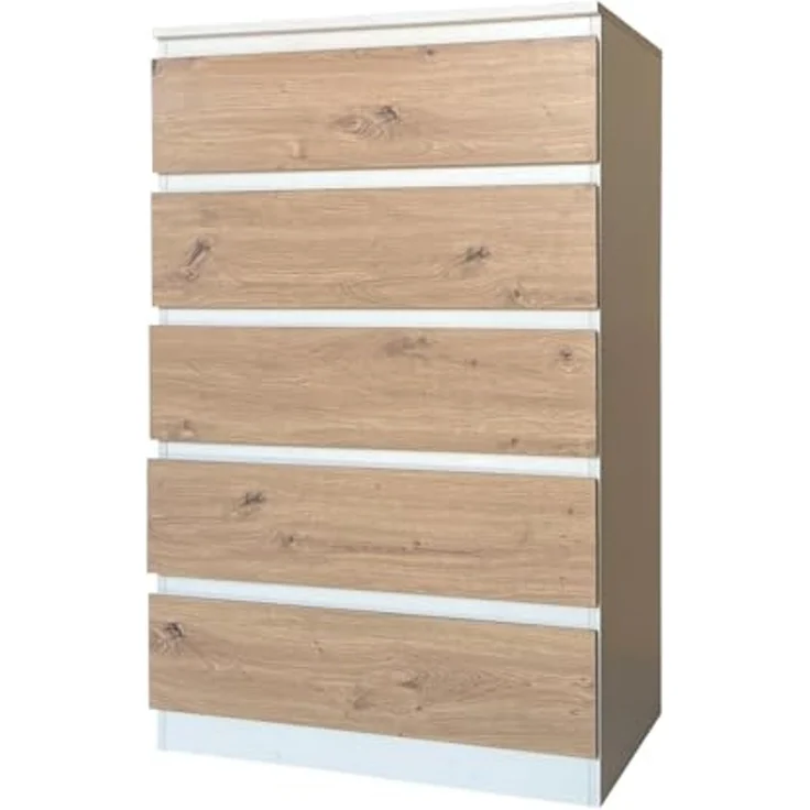 HTI-Living Kommode Kommode mit 5 grifflosen Schubladen (Stück, 1 St, 1 Kommode), Sideboard – Bild 1