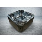 PureHaven American Outdoor-Whirlpool 215x215 cm für 5 Personen, 53 Massagedüsen, Heizung, LEDs, Thermoabdeckung, Ozondesinfektion, Pearl Shadow/Grau