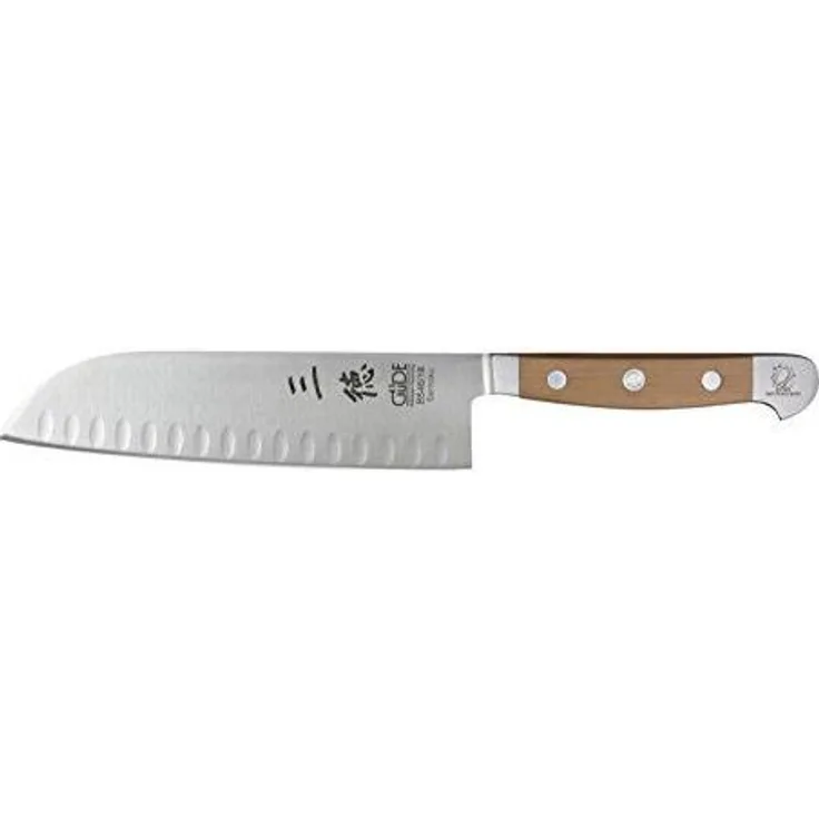 Güde ALPHA-Birne Brotmesser, Santoku 18 cm Küchenmesser - Geschmiedet - Solingen, Messer - groß - scharf - hochwertig