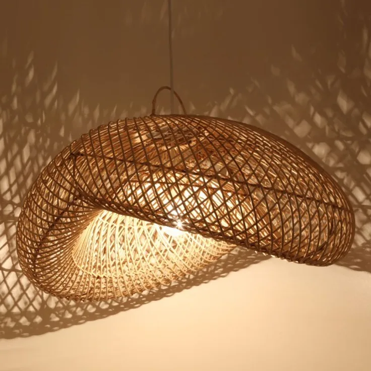 Rattan Lampe Luna L