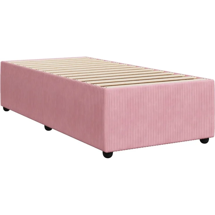 vidaXL Bettgestell Rosa 90x190 cm Samt 3284981 – Bild 3