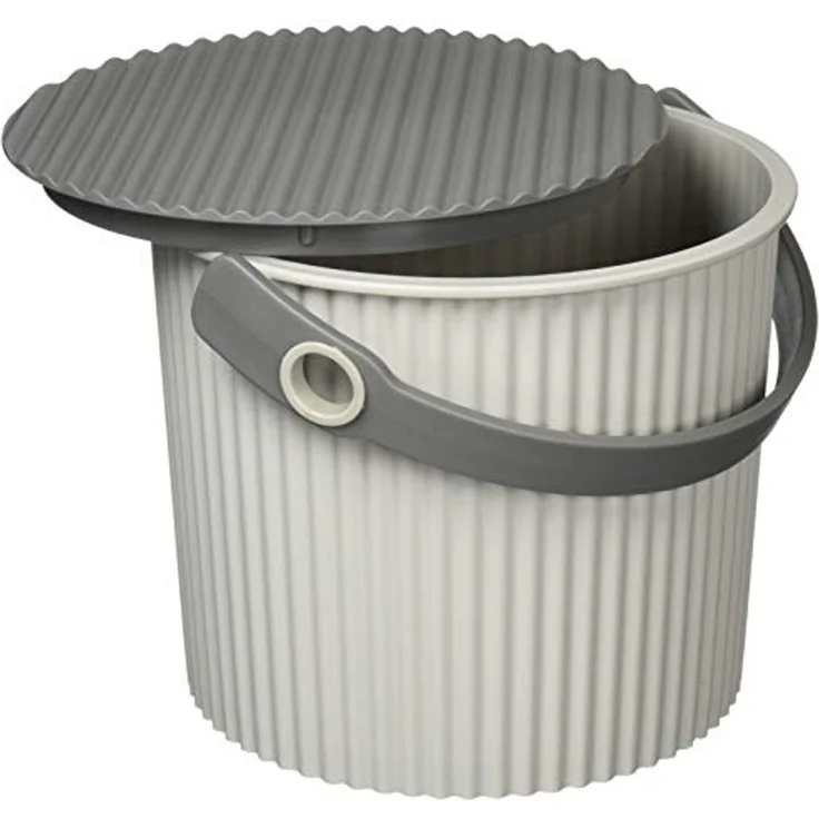 Hachiman Omnioutil Eimer mini - Grau/Anthrazit 4 Liter – Bild 2