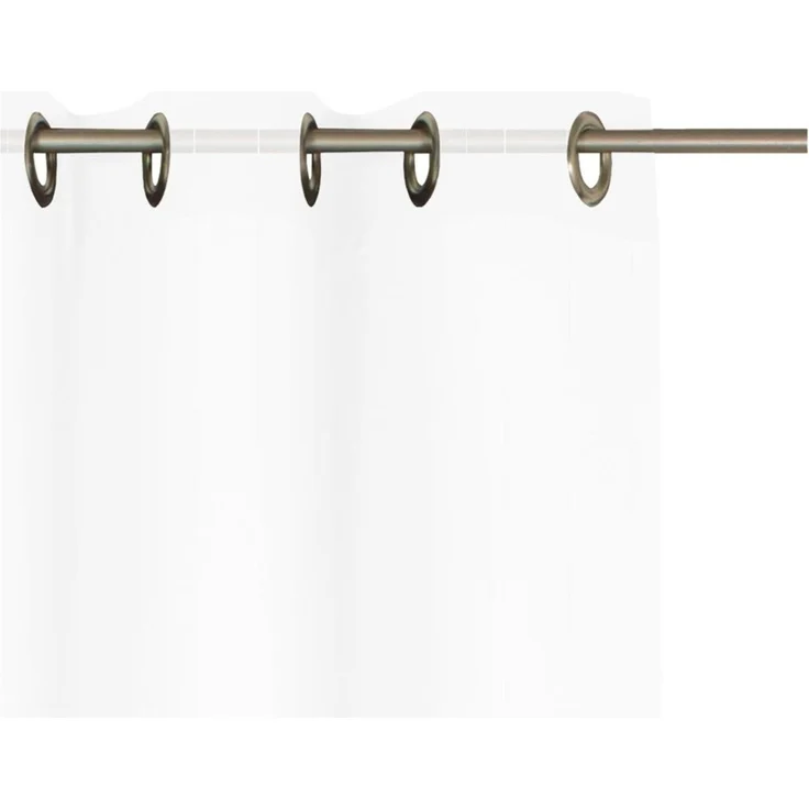 Wirth Gardine Manuela (1 St), Ösen, halbtransparent, Voile, Fertig-Store mit Metallösen nach Maß – Bild 3