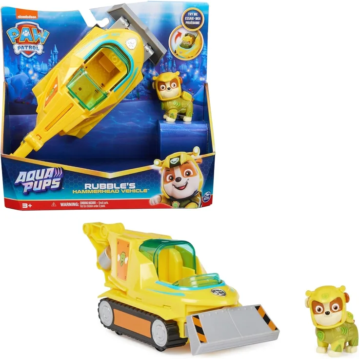 Paw Patrol Aqua Pups Deluxe Fahrzeug Trümmer