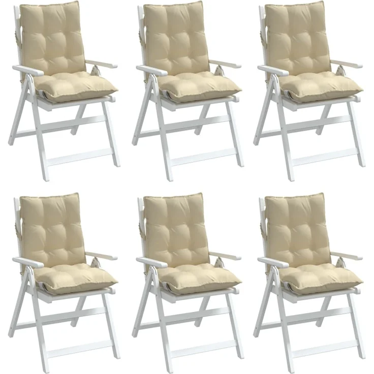 vidaXL Outdoor-Kissen 6 stk. Beige 100 x 50 x 7 cm 377682 – Bild 4