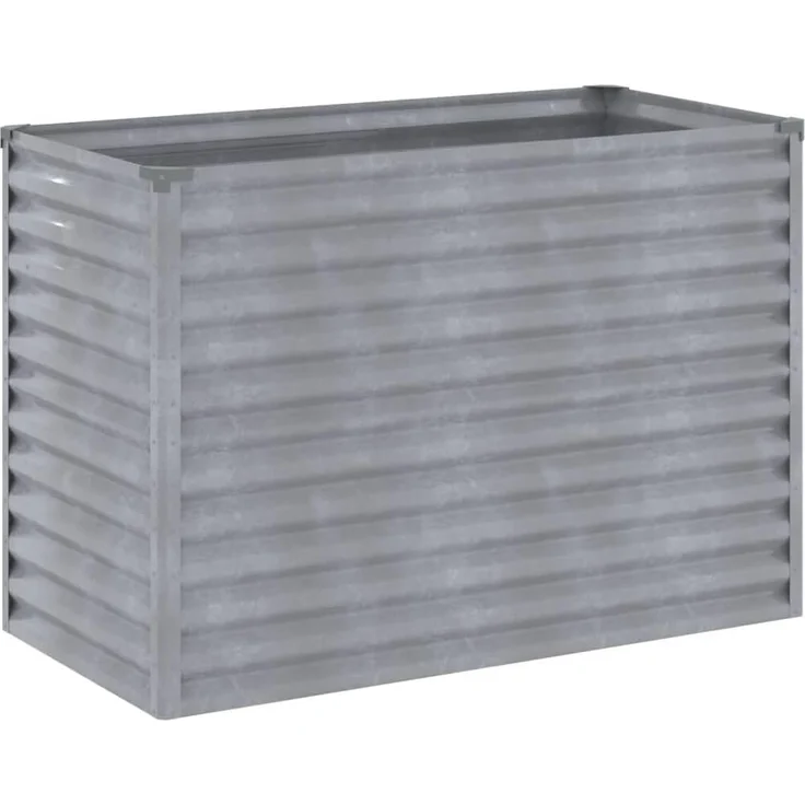 DELUKE® Hochbeet aus Cortenstahl AKSEL unten offen Hochbeet Metall Pflanzenbeet Metall Gartenbeet Blumenbeet Beet hoch Frühbeet für Garten Gemüsebeet, 100x50x69cm – Bild 5