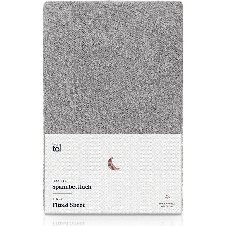 Blumtal Spannbettlaken Frottee Spannbettlaken Bettlaken, Frottee, Gummizug: rundum, (2 Stück), wärmend bis 25cm Matratzenhöhe, Premium Qualität 170 g/m²