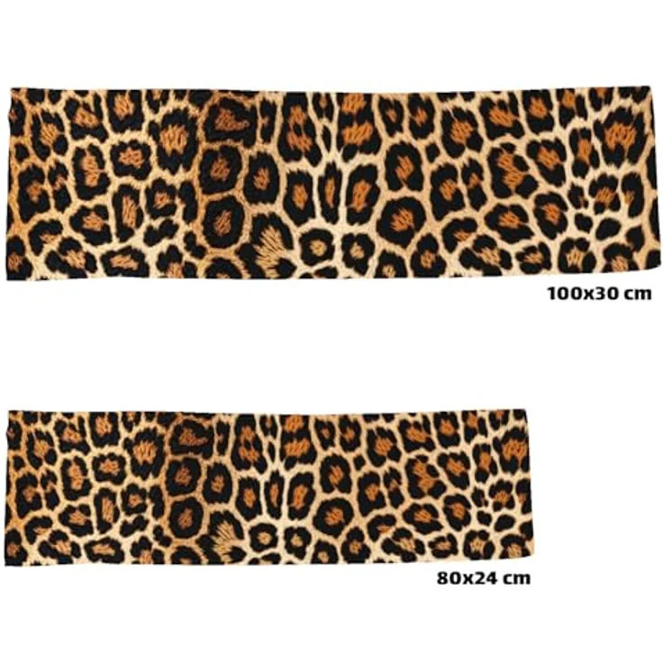 speecheese Sporthandtuch Leopardenmuster Eishandtuch für exotische Kühlung – Bild 3