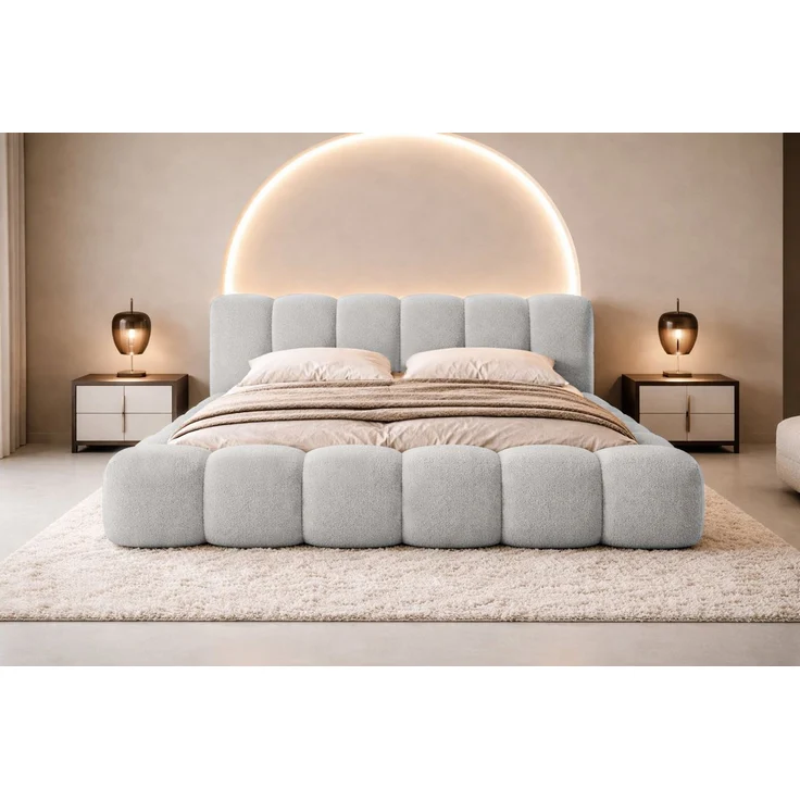 Compleo Polsterbett Designerbett, Wolkenbett, TOPSELLER, Modern Schlafzimmer, Made in EU, Wolkenbett modern – Bild 5