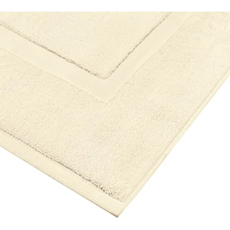 Utopia Towels UT1044 Badematten aus Baumwolle, gebändert, elfenbeinfarben, ohne Badezimmerteppich, 53,3x86,4 cm, 100% ringgesponnene Baumwolle, sehr saugfähig und maschinenwaschbar, – Bild 5