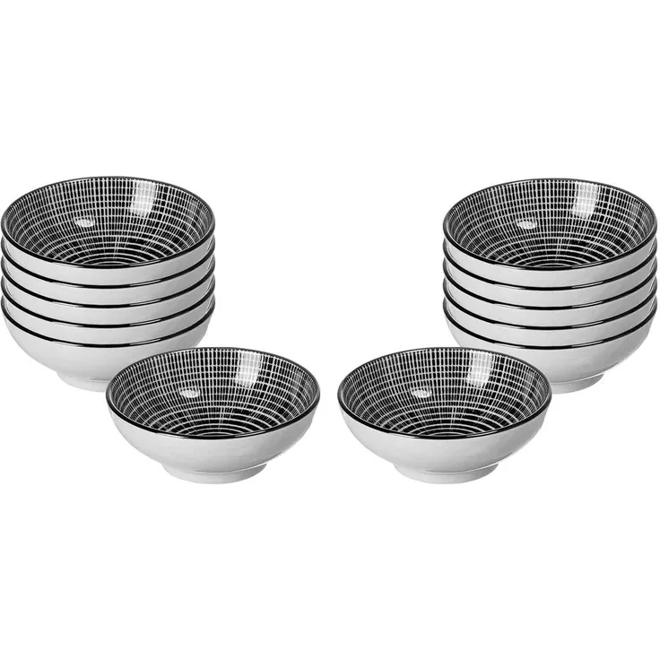 Ritzenhoff & Breker Takeo Stripes Dipschale ø 8 cm 12er Set