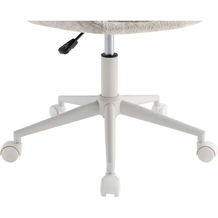 Vente-unique - NAODY Office chair Stoff Beige - B 59,5 cm x H 78 cm88 cm x L 55 cm – Bild 6