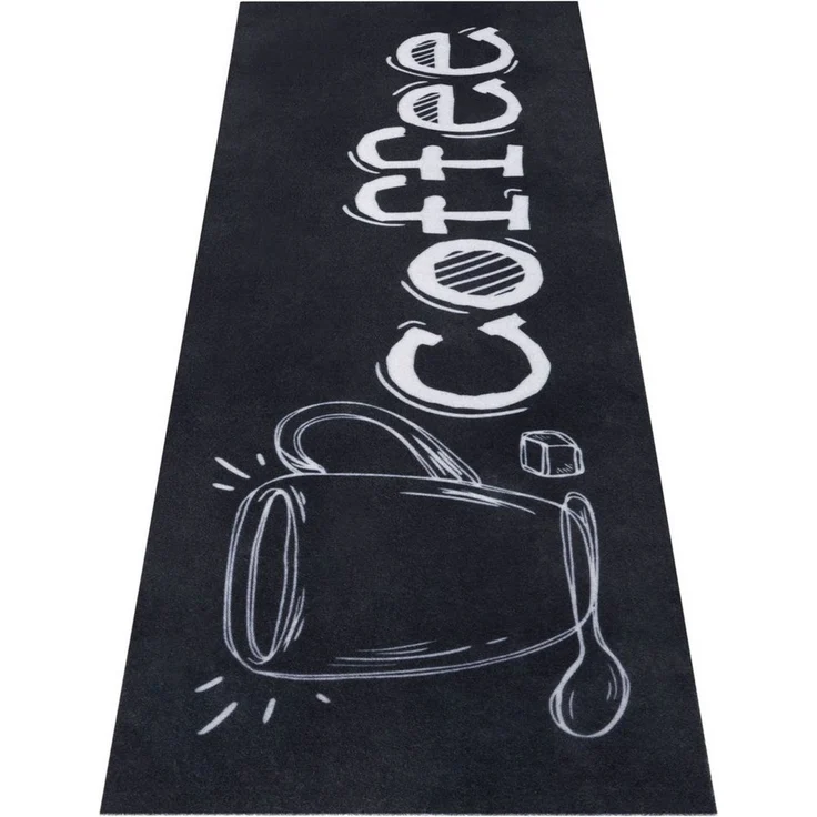 HANSE Home Küchenläufer Cup Of Coffee, rechteckig, Höhe: 3 mm, Läufer, Rutschfest, Küchenteppich, Küche, Teppich, Pflegeleicht – Bild 1