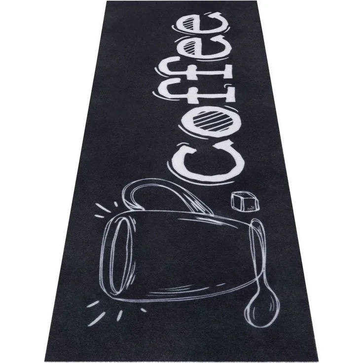 HANSE Home Küchenläufer Cup Of Coffee, rechteckig, Höhe: 3 mm, Läufer, Rutschfest, Küchenteppich, Küche, Teppich, Pflegeleicht