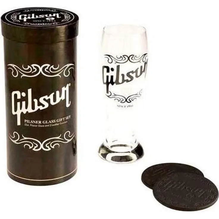 Gibson Original Pilsener Bierglas Set mit mundgeblasenem Bierglas