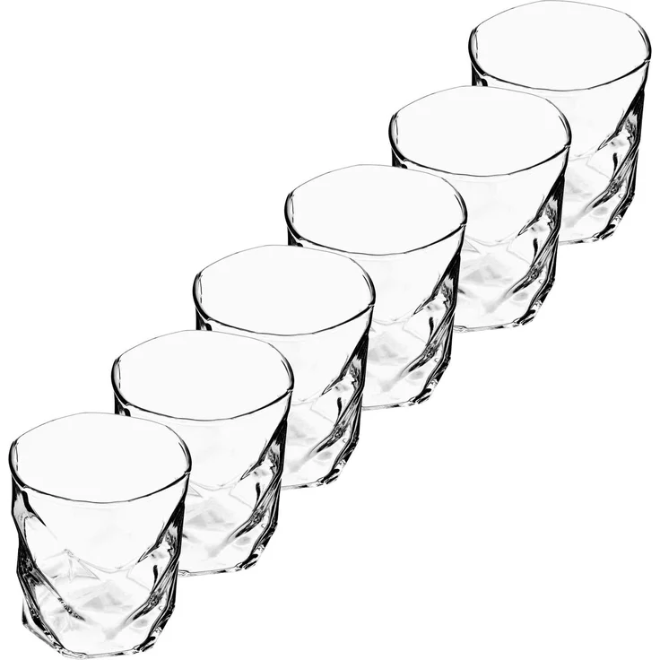 KADAX Glas für Getränke und Getränke 330ml 6 Stk – Bild 5