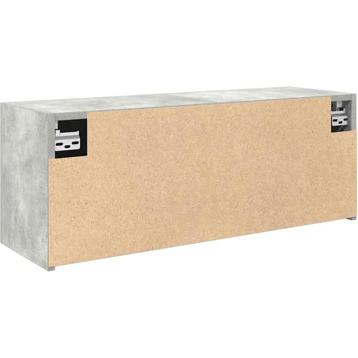 Bad-Wandschrank Betongrau 80 x 25 x 30 cm Holzwerkstoff – Bild 7