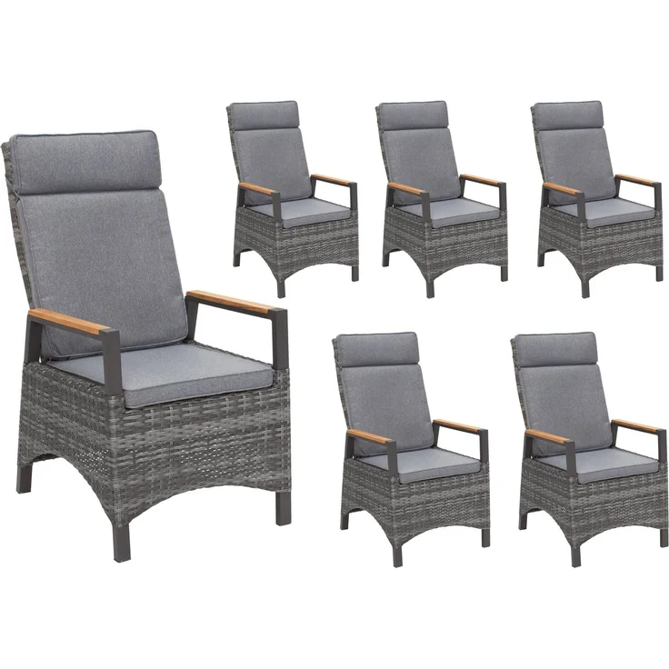 LC Garden »Keramo« Gartenstuhl natur-grau – Bild 1